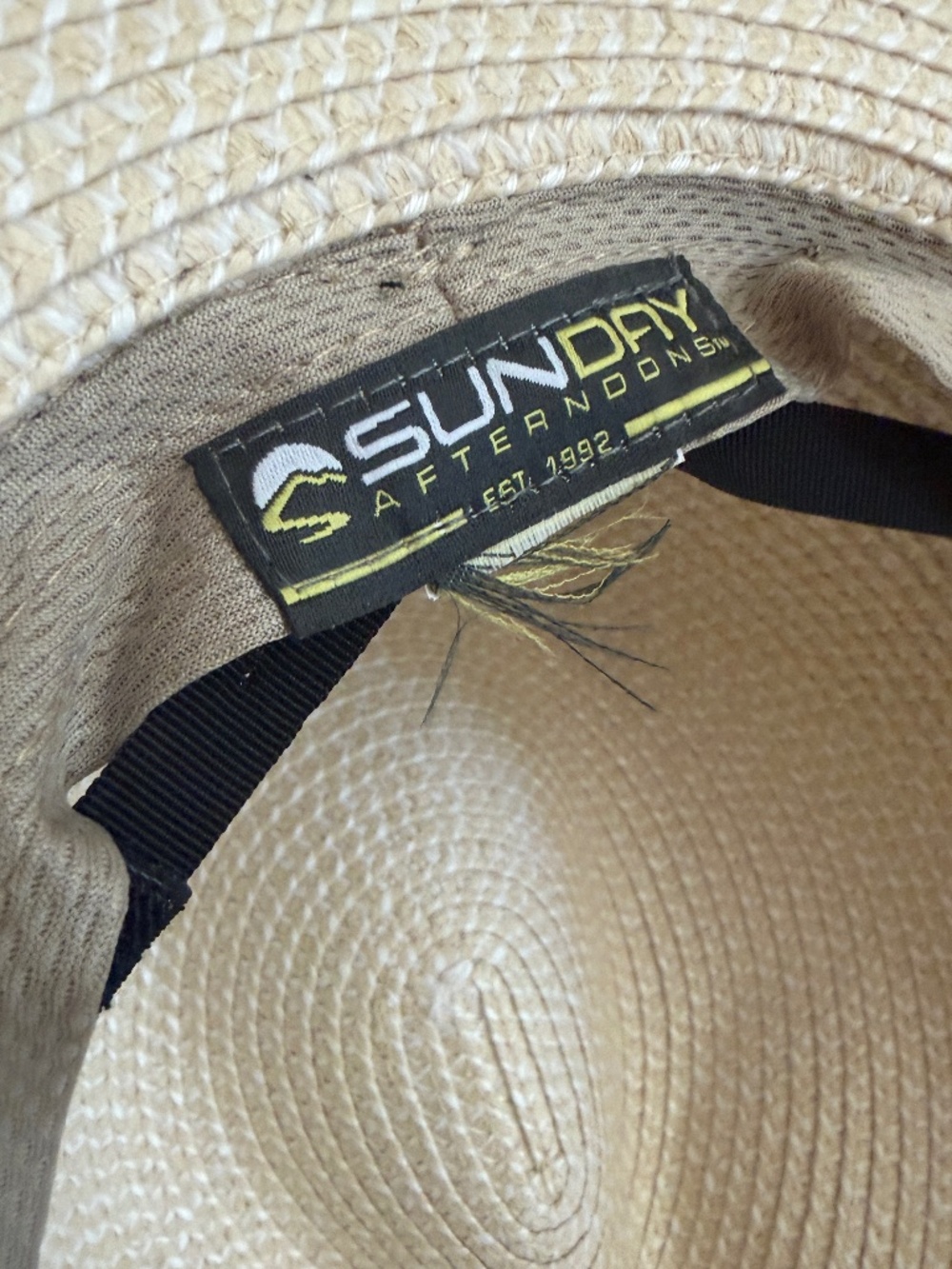Sunday Afternoons Wanderlust Fedora Sun Hat Cream Color Womens - Picture 13 of 16